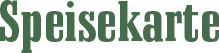 Speisekarte